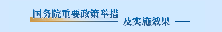 重要政策举措及实施效果